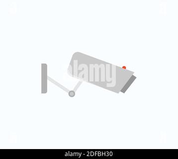 Design über das Symbol der Überwachungskamera Stock Vektor