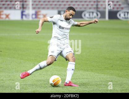 Nizza, Frankreich. Dezember 2020. Karim Bellarabi von Bayer Leverkusen während der UEFA Europa League, Gruppe C Fußballspiel zwischen OGC Nizza und Bayer Leverkusen am 3. Dezember 2020 im Allianz Riviera Stadion in Nizza, Frankreich - Foto Jean Catuffe / DPPI / LM Kredit: Paola Benini/Alamy Live News Stockfoto