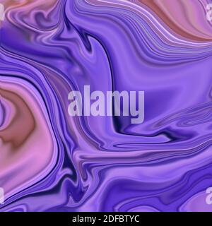 Eine Illustration von violetten Wellen für abstrakte Hintergründe Stockfoto