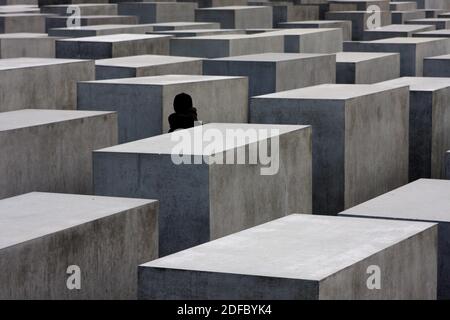 Das Denkmal für die ermordeten Juden Europas, das Holocaust-Denkmal, Berlin, Deutschland Stockfoto