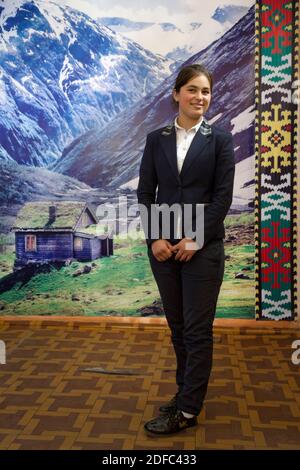 Tadschikistan, Provinz Gbao, Khorog, Porträt des Pamiri-Volkes Stockfoto