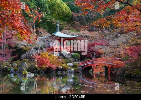 Japan, Tempel der Shingon-Sekte des japanischen Buddhismus und ein UNESCO-Weltkulturerbe in Kyoto, daigoji Stockfoto