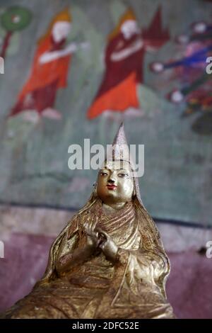 Mongolei, Buddha-Statue im Erdene Zuu Kloster Stockfoto
