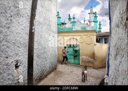 Äthiopien, Harar, Moschee in der Altstadt Stockfoto