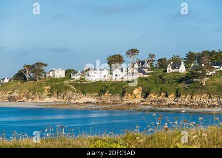 Frankreich, Finistere, Abers Country, Legendes Coast, Aber Benoit, Saint-Pabu Stockfoto