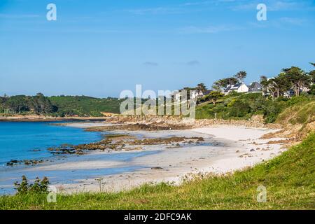 Frankreich, Finistere, Abers Country, Legendes Coast, Aber Benoit, Saint-Pabu Stockfoto