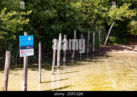 Frankreich, Savoie, Avant-Pays savoyard, der See von Stockfoto