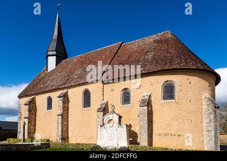 Frankreich, Eure-et-Loir, Beauce Territory, Kirche von Meslay-le-Grenet Stockfoto