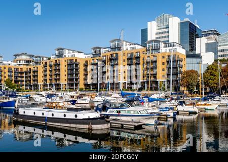 St. Katharine Docks, London, UK Stockfoto