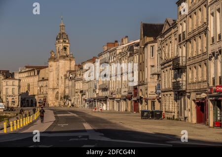 LOCKDOWN IN LA ROCHELLE WÄHREND DER COVID-19 PANDEMIE, (17) CHARENTE-MARITIME, NOUVELLE AQUITAINE, FRANKREICH Stockfoto