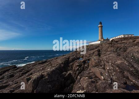 Ardnamurchan Leuchtturm vom Meer aus gesehen Stockfoto