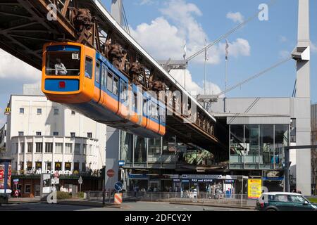 Bahnhof Der Oberbahn, Altmarkt, Wuppertal, Nordrhein-Westfalen, Deutschland, Europa Stockfoto