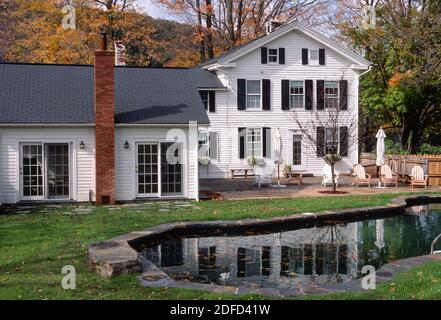 Exklusives Zuhause in Upstate New York, USA Stockfoto