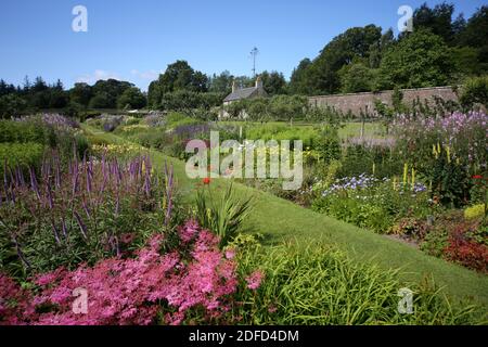 Culzean Castle , Ayrshire, Schottland, Großbritannien, Walled Garden Stockfoto