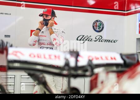 Sakhir, Bahrain. 4. Dez 2020.GIOVINAZZI Antonio (ita), Alfa Romeo Racing ORLEN C39, Portrait während des Formel 1 Rolex Sakhir Grand Prix 2020, vom 4. Bis 6. Dezember 2020 auf dem Bahrain International Circuit, in Sakhir, Bahrain - Foto Antonin Vincent / DPPI / LM Credit: Paola Benini/Alamy Live News Stockfoto