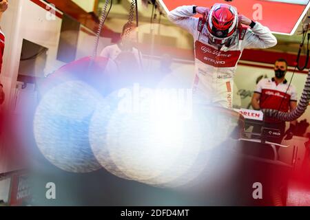 Sakhir, Bahrain. 4. Dez 2020.RÄIKKÖNEN Kimi (FIN), Alfa Romeo Racing ORLEN C39, Portrait während des Formel 1 Rolex Sakhir Grand Prix 2020, vom 4. Bis 6. Dezember 2020 auf dem Bahrain International Circuit, in Sakhir, Bahrain - Foto Antonin Vincent / DPPI / LM Credit: Paola Benini/Alamy Live News Stockfoto