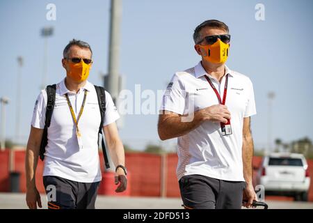 Sakhir, Bahrain. Dezember 2020. JAMES Paul, Team Manager von McLaren F1, Portrait während des Formel 1 Rolex Sakhir Grand Prix 2020, vom 4. Bis 6. Dezember 2020 auf dem Bahrain International Circuit, in Sakhir, Bahrain - Foto Florent Gooden / DPPI / LM Credit: Gruppo Editoriale LiveMedia/Alamy Live News Stockfoto