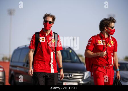 Sakhir, Bahrain. Dezember 2020. VETTEL Sebastian (ger), Scuderia Ferrari SF1000, Portrait während des Formel 1 Rolex Sakhir Grand Prix 2020, vom 4. Bis 6. Dezember 2020 auf dem Bahrain International Circuit, in Sakhir, Bahrain - Foto Florent Gooden / DPPI / LM Credit: Gruppo Editoriale LiveMedia/Alamy Live News Stockfoto