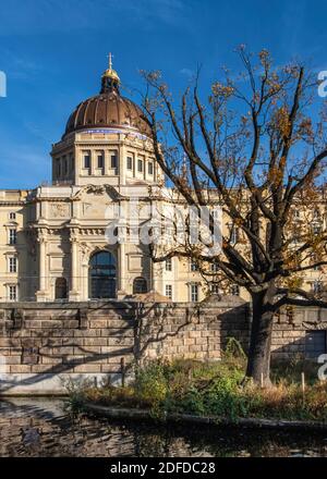 Berliner Schloss,Berliner Schloss Wiederaufbau als Humboldt Forum Neue Nutzung großer Kulturraum Wohnheim Museum,Theatersaal - Mitte, Berlin,Deutschland Stockfoto
