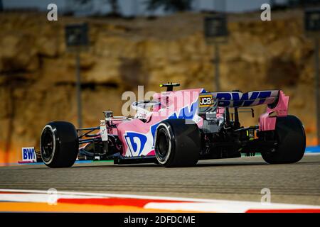 Sakhir, Bahrain. 4. Dez 2020.18 SPAZIERGANG Lance (CAN), Racing Point F1 RP20, Action während des Formel 1 Rolex Sakhir Grand Prix 2020, vom 4. Bis 6. Dezember 2020 auf dem Bahrain International Circuit, in Sakhir, Bahrain - Foto Florent Gooden / DPPI / LM Credit: Paola Benini/Alamy Live News Stockfoto