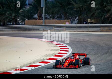 Sakhir, Bahrain. 4. Dez 2020.05 VETTEL Sebastian (ger), Scuderia Ferrari SF1000, Aktion während des Formel 1 Rolex Sakhir Grand Prix 2020, vom 4. Bis 6. Dezember 2020 auf dem Bahrain International Circuit, in Sakhir, Bahrain - Foto Florent Gooden / DPPI / LM Credit: Paola Benini/Alamy Live News Stockfoto