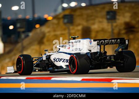 Sakhir, Bahrain. 4. Dez 2020.06 LATIFI Nicholas (CAN), Williams Racing F1 FW43, Action während des Formel 1 Rolex Sakhir Grand Prix 2020, vom 4. Bis 6. Dezember 2020 auf dem Bahrain International Circuit, in Sakhir, Bahrain - Foto Florent Gooden / DPPI / LM Credit: Paola Benini/Alamy Live News Stockfoto