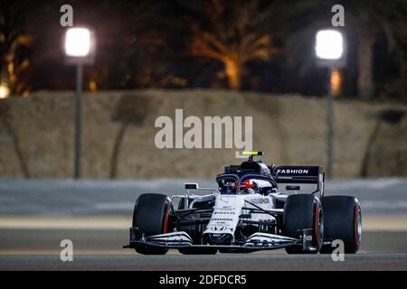 Sakhir, Bahrain. 4. Dez 2020.10 GASLY Pierre (Fra), Scuderia AlphaTauri Honda AT01, Aktion während des Formel 1 Rolex Sakhir Grand Prix 2020, vom 4. Bis 6. Dezember 2020 auf dem Bahrain International Circuit, in Sakhir, Bahrain - Foto Florent Gooden / DPPI / LM Credit: Paola Benini/Alamy Live News Stockfoto