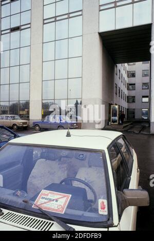 Börse, Moskau, CEI, ehemalige UdSSR, 1991 Stockfoto