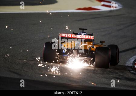 SAINZ Carlos (SPA), McLaren Renault F1 MCL35, Aktion während des Formel 1 Rolex Sakhir Grand Prix 2020, vom 4. Bis 6. Dezember 2020 auf dem Bahrain International Circuit, in Sakhir, Bahrain - Foto Florent Gooden / DPPI / LM Stockfoto