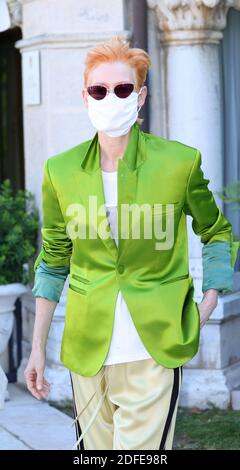 VENEDIG, ITALIEN - 03. SEPTEMBER: Tilda Swinton wird beim 77. Filmfestival von Venedig am 03. September 2020 in Venedig im Excelsior zu sehen sein Stockfoto