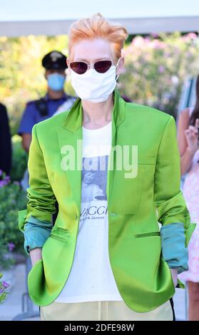 VENEDIG, ITALIEN - 03. SEPTEMBER: Tilda Swinton wird beim 77. Filmfestival von Venedig am 03. September 2020 in Venedig im Excelsior zu sehen sein Stockfoto