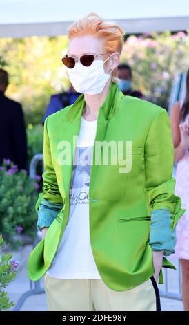 VENEDIG, ITALIEN - 03. SEPTEMBER: Tilda Swinton wird beim 77. Filmfestival von Venedig am 03. September 2020 in Venedig im Excelsior zu sehen sein Stockfoto