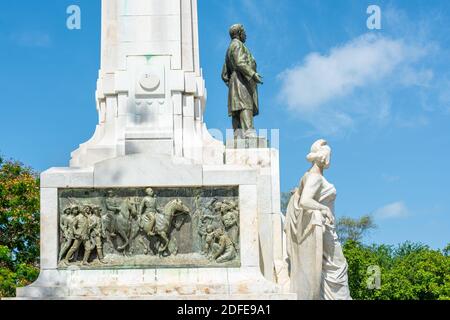 Jose Miguel Gomez Statue oder Denkmal, Santa Clara, Kuba Stockfoto