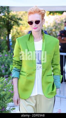 VENEDIG, ITALIEN - 03. SEPTEMBER: Tilda Swinton wird beim 77. Filmfestival von Venedig am 03. September 2020 in Venedig im Excelsior zu sehen sein Stockfoto