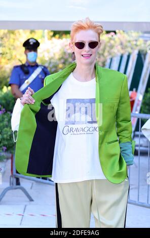 VENEDIG, ITALIEN - 03. SEPTEMBER: Tilda Swinton wird beim 77. Filmfestival von Venedig am 03. September 2020 in Venedig im Excelsior zu sehen sein Stockfoto
