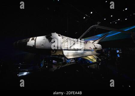 Allgemeine Ansicht des Space Shuttle Atlantis im Kennedy Space Center Visitors Complex am Samstag, den 14. November 2020, Merritt Island, FL. (Stan Szeto/Image of Sport) Stockfoto