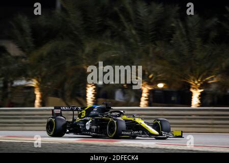 03 RICCIARDO Daniel (aus), Renault F1 Team RS20, Aktion während des Formel 1 Rolex Sakhir Grand Prix 2020, vom 4. Bis 6. Dezember 2020 auf dem Bahrain International Circuit, in Sakhir, Bahrain - Foto Florent Gooden / DPPI / LM Stockfoto