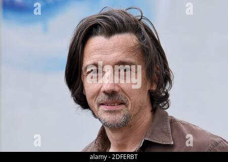 Stanislas Nordey, Schauspieler, Regisseur, Regisseur des Theaters National de Strasbourg (TNS) in Straßburg, Nordostfrankreich, am 10. Juli 2020. Foto von Nicolas Roses/ABACAPRESS.COM Stockfoto