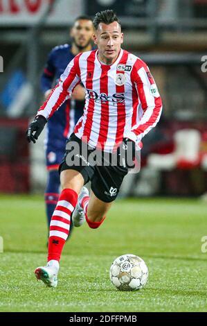 ROTTERDAM, 04-12-2020, Stadion Het Kasteel, Niederländische Eredivisie Fußballsaison 2020/2021, Sparta - Emmen, Sparta Spieler Mario Engels Credit: Pro Shots/Alamy Live News Stockfoto