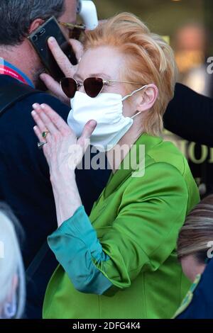 Tilda Swinton kommt am 03. September 2020 zum 77. Filmfestival Venedig im Excelsior in Venedig, Italien. Foto von Aurore Marechal/ABACAPRESS.COM Stockfoto
