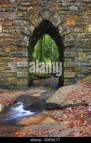 Die historische Poinsett Bridge, die älteste Brücke in South Carolina, USA Stockfoto