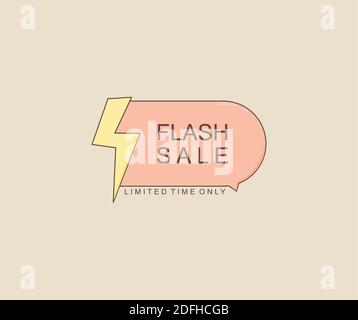Designs über Flash Verkauf Hintergründe Stock Vektor