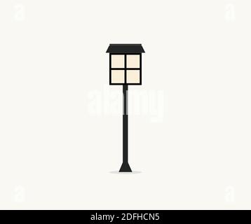 Straßenlaternen-Icon-Design Stock Vektor