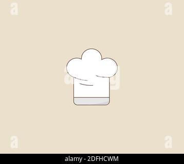 Chefhut Icon Design Stock Vektor