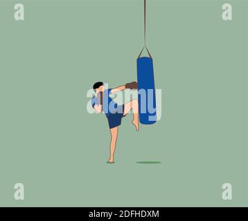 Mann Stanzen Illustration Design Stock Vektor