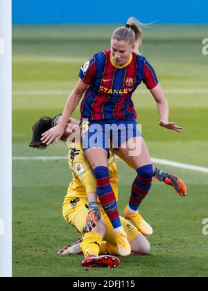 Sant Joan Despi, Spanien. Dezember 2020. Ana Crnogorcevic vom FC Barcelona beim Primera Iberdrola-Spiel zwischen dem FC Barcelona und Santa Teresa im Johan Cruyff Stadion in Barcelona, Spanien. DAX Images/SPP Credit: SPP Sport Press Photo. /Alamy Live Nachrichten Stockfoto