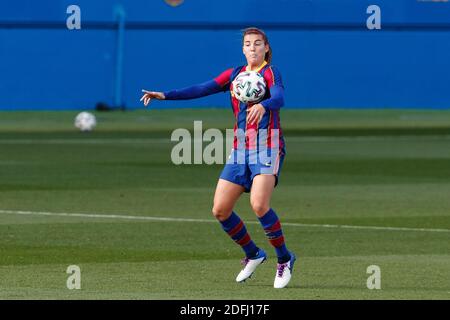 Sant Joan Despi, Spanien. Dezember 2020. Patri Guijarro vom FC Barcelona beim Primera Iberdrola-Spiel zwischen dem FC Barcelona und Santa Teresa im Johan Cruyff Stadium in Barcelona, Spanien. DAX Images/SPP Credit: SPP Sport Press Photo. /Alamy Live Nachrichten Stockfoto