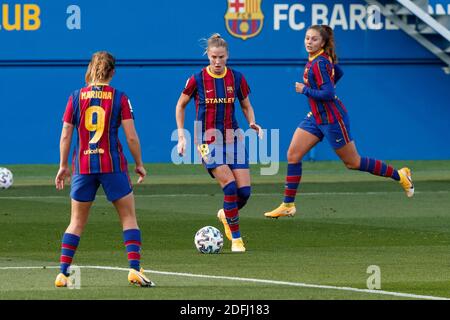 Sant Joan Despi, Spanien. Dezember 2020. Ana Crnogorcevic vom FC Barcelona beim Primera Iberdrola-Spiel zwischen dem FC Barcelona und Santa Teresa im Johan Cruyff Stadion in Barcelona, Spanien. DAX Images/SPP Credit: SPP Sport Press Photo. /Alamy Live Nachrichten Stockfoto