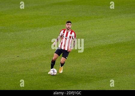 Bilbao, Spanien. Dezember 2020. Unai Nunez (Bilbao) Fußball: Spanisches Spiel 'La Liga Santander' zwischen Athletic Club de Bilbao 0-2 RC Celta de Vigo im Estadio San Mames in Bilbao, Spanien. Quelle: Mutsu Kawamori/AFLO/Alamy Live News Stockfoto