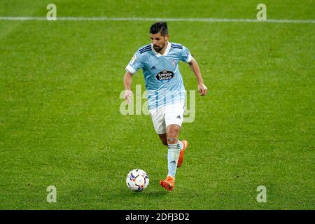 Bilbao, Spanien. Dezember 2020. Nolito (Celta) Fußball: Spanisches Spiel 'La Liga Santander' zwischen Athletic Club de Bilbao 0-2 RC Celta de Vigo im Estadio San Mames in Bilbao, Spanien. Quelle: Mutsu Kawamori/AFLO/Alamy Live News Stockfoto